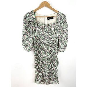 Bandit and the Babe Floral Ruched Mini Dress